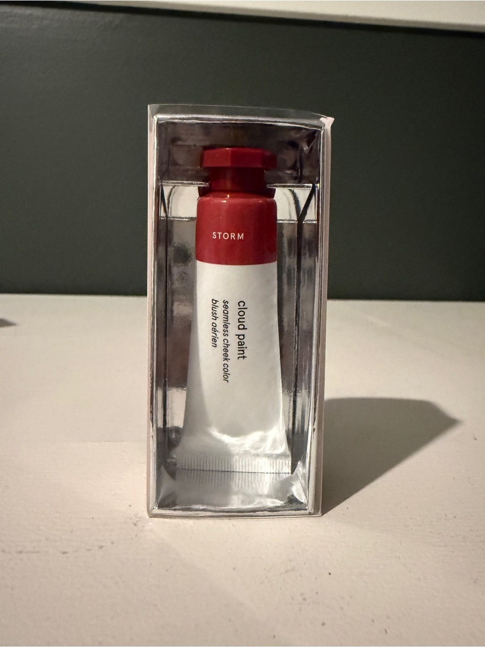 Glossier cloud paint in storm